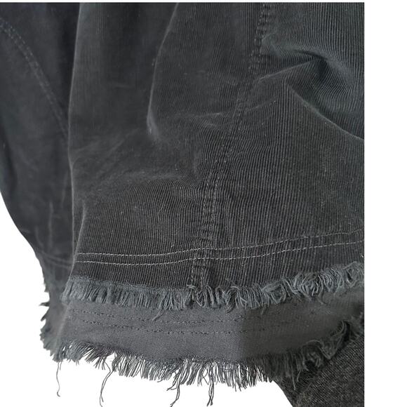 Offline by Aerie Oversized Black Corduroy 1/4 Zip Pullover Shacket Pockets, M - Picture 10 of 12